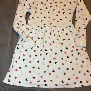 Jumping Beans Multicolor Heart Print Kids Dress
